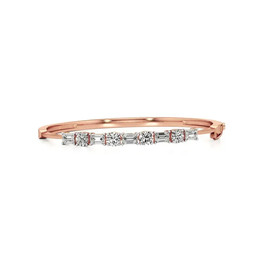 Cairn Oval Multi-Shape Bangle Bracelet