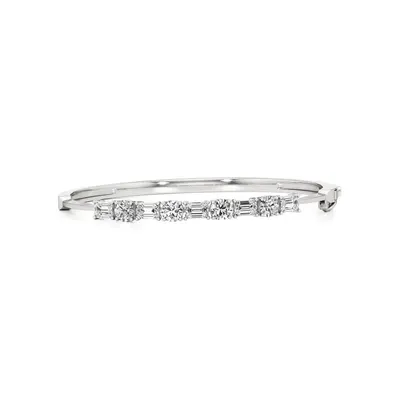 Cairn Oval Multi-Shape Bangle Bracelet