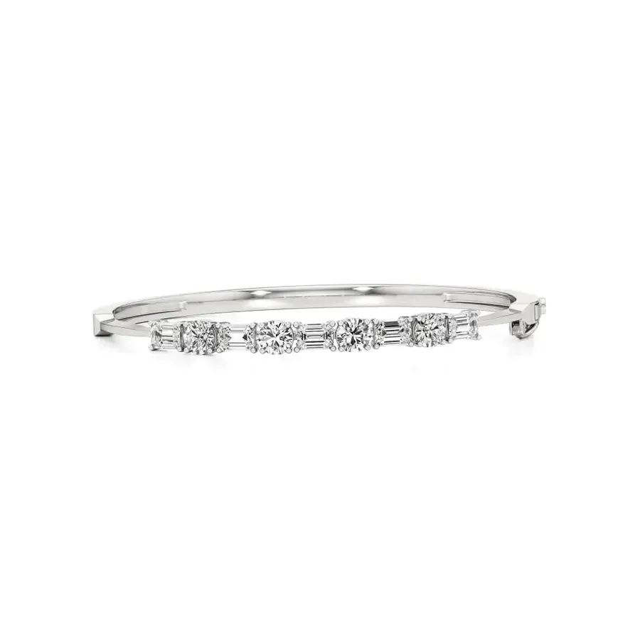 Cairn Oval Multi-Shape Bangle Bracelet