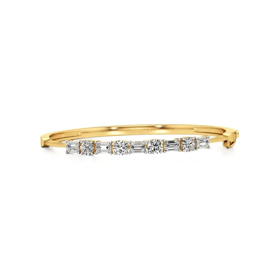 Cairn Oval Multi-Shape Bangle Bracelet