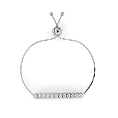 Lattice Round Halo Bracelet