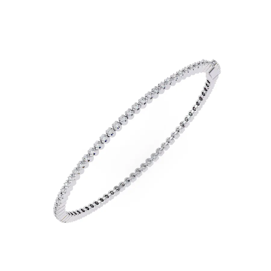 Lattice Radiant Tennis Bracelet