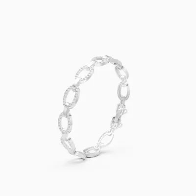 Lattice Cluster Bracelet, 1.23 ct