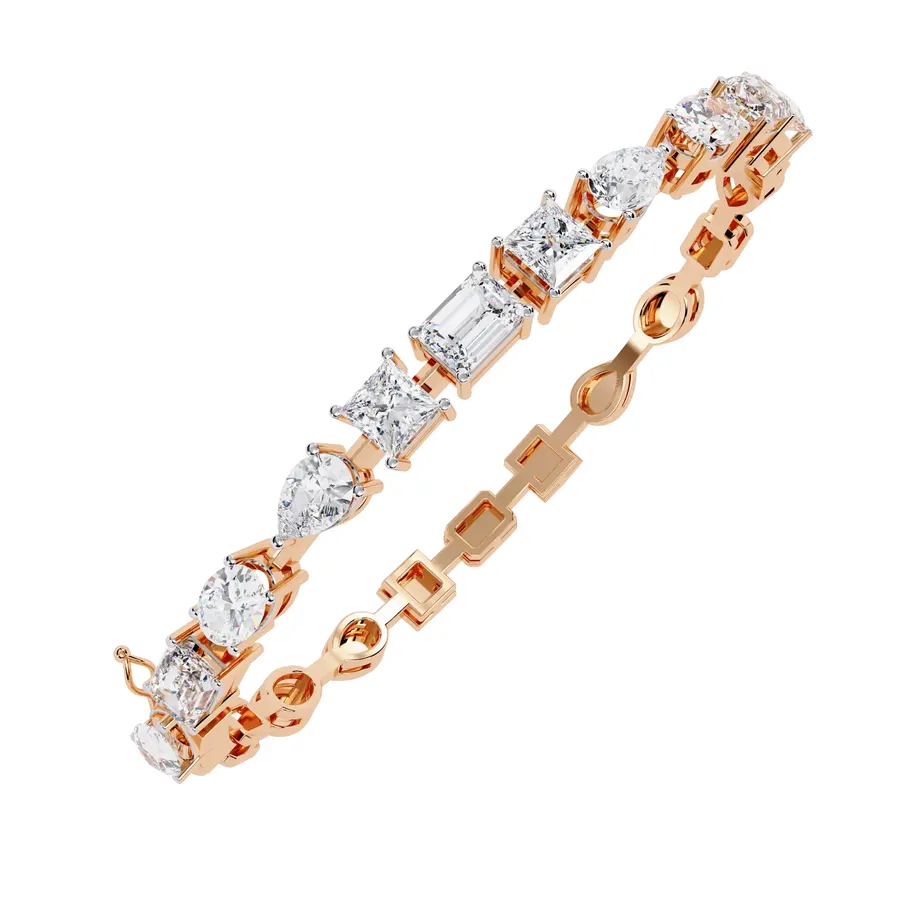 Lattice Tennis Bracelet
