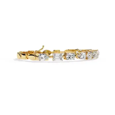 Lattice Tennis Bracelet, shown turning