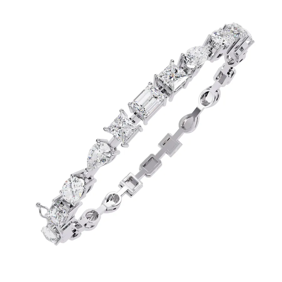 Lattice Tennis Bracelet