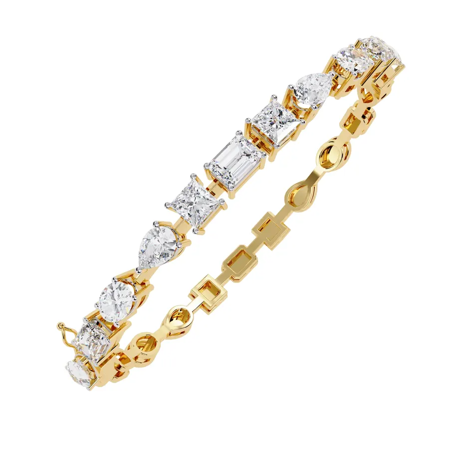 Lattice Tennis Bracelet