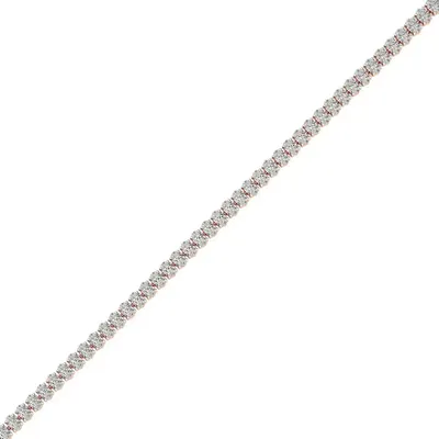 Lattice Oval Tennis Bracelet