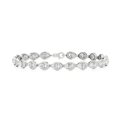 Lattice Round Cluster Bracelet