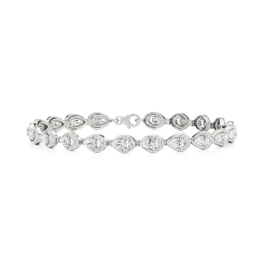 Lattice Round Cluster Bracelet