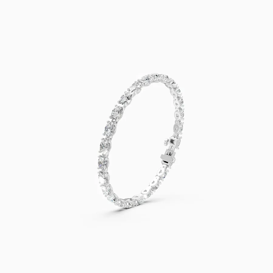 Lattice Cluster Bracelet, 13.6 ct