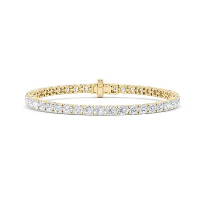 Lattice Round Tennis Bracelet, 3 ct