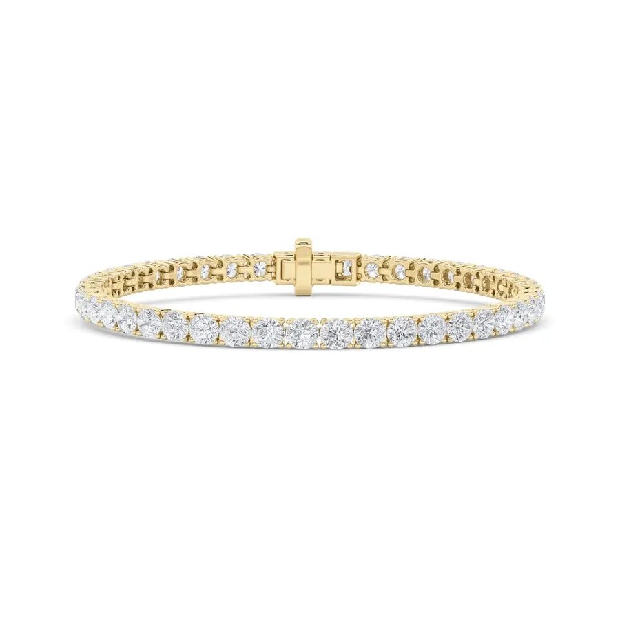 Lattice Round Tennis Bracelet, 3 ct
