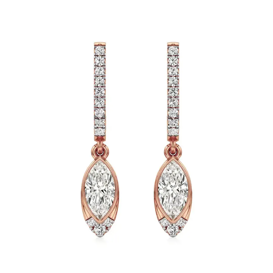 Firn Marquise Dangle Earrings
