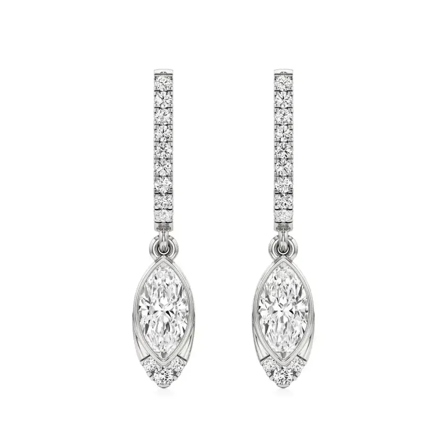 Firn Marquise Dangle Earrings