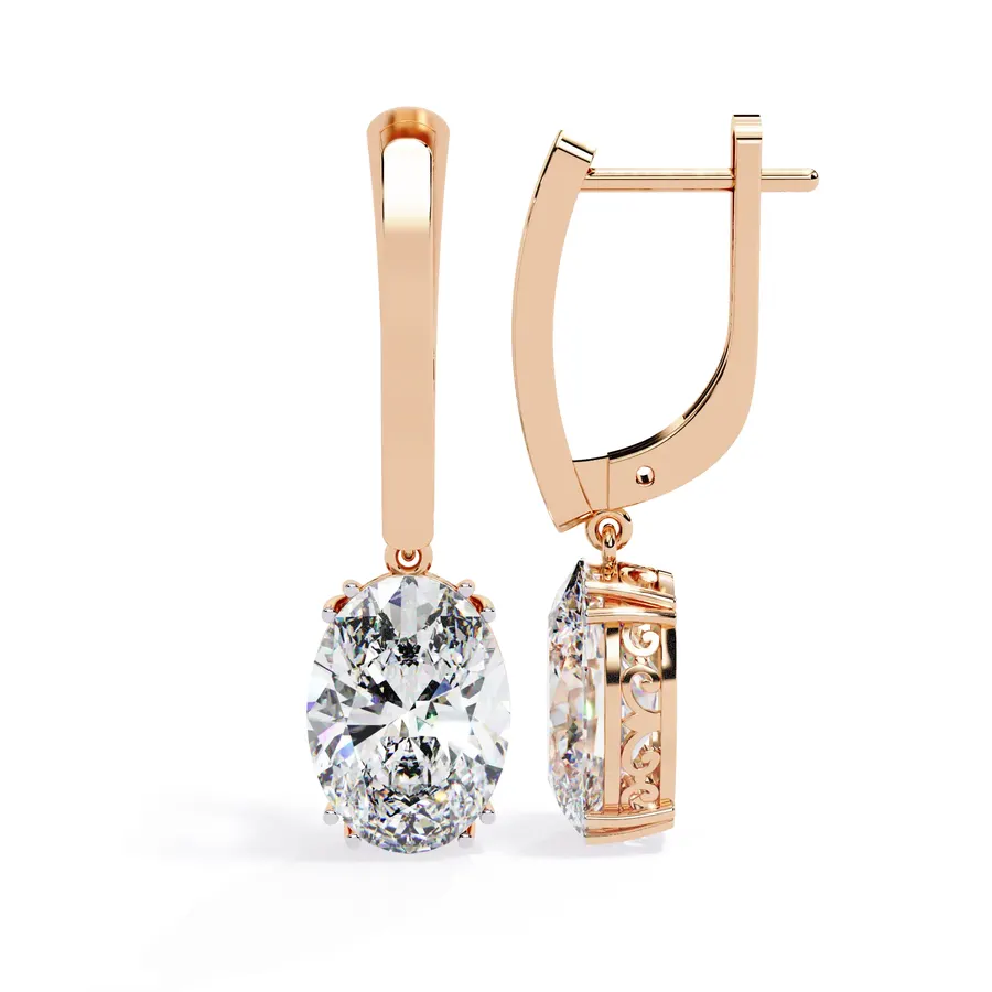 Firn Oval Earrings