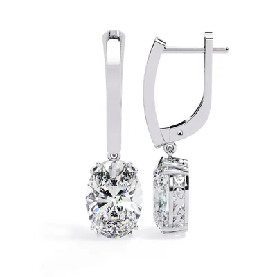 Firn Oval Earrings