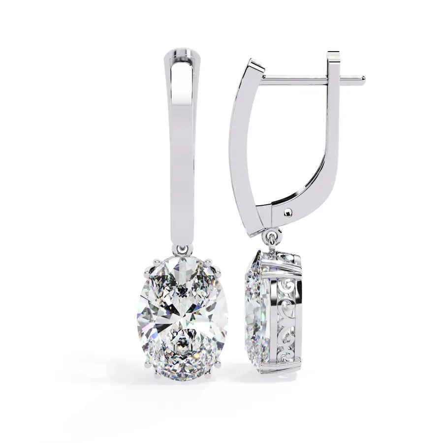 Firn Oval Earrings