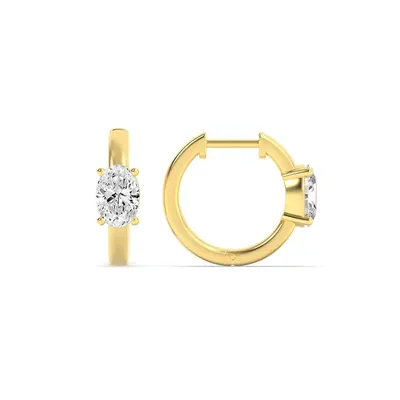Firn Oval Hoop Earrings