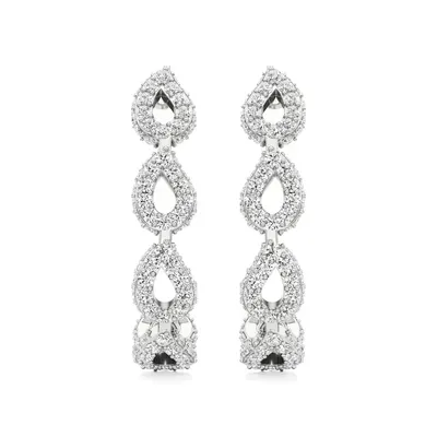 Firn Round Halo Hoop Earrings