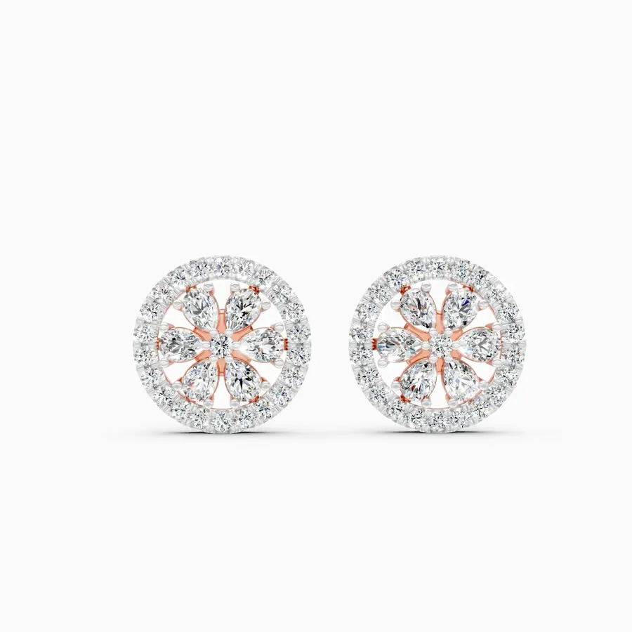 Firn Floral Stud Earrings