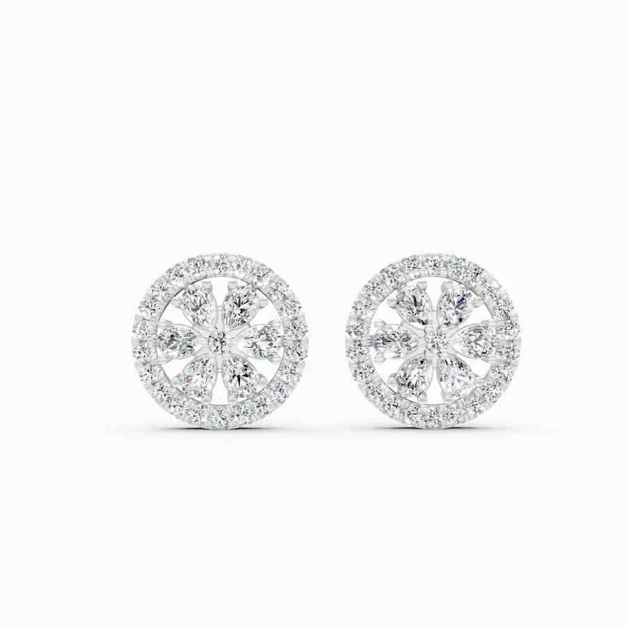 Firn Floral Stud Earrings
