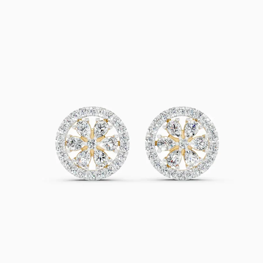 Firn Floral Stud Earrings