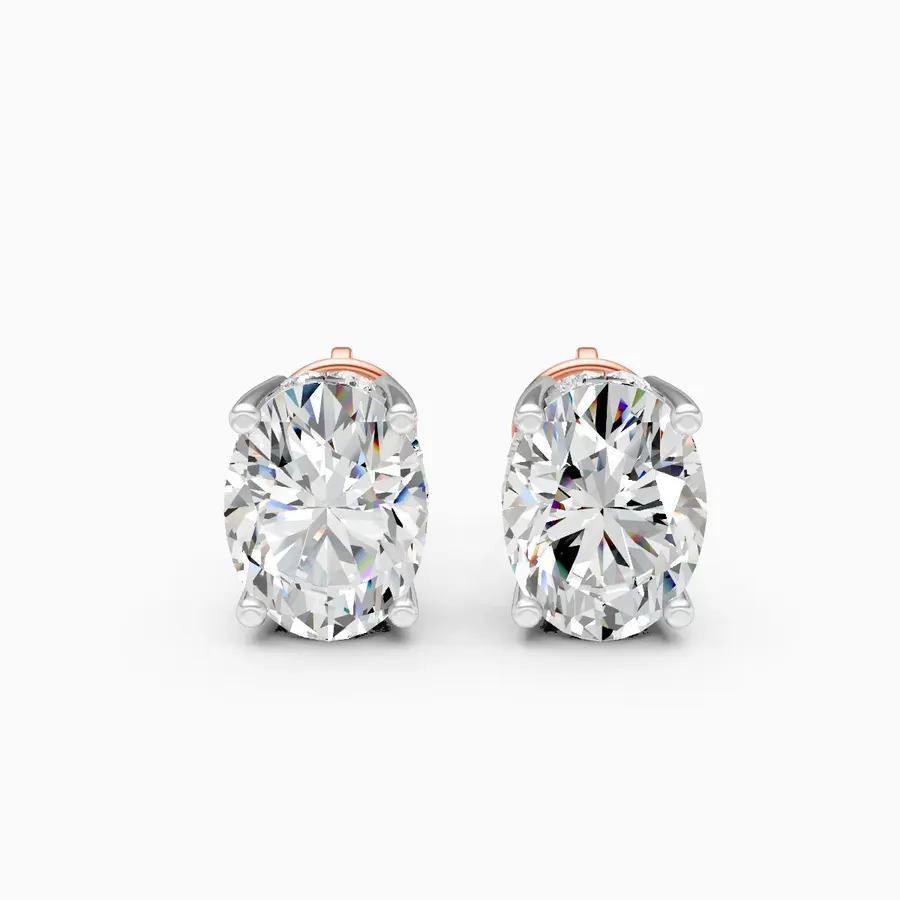 Firn Cluster Stud Earrings, 1.76 ct
