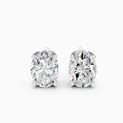 Firn Cluster Stud Earrings, 1.76 ct