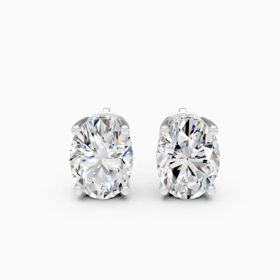 Firn Cluster Stud Earrings, 1.76 ct