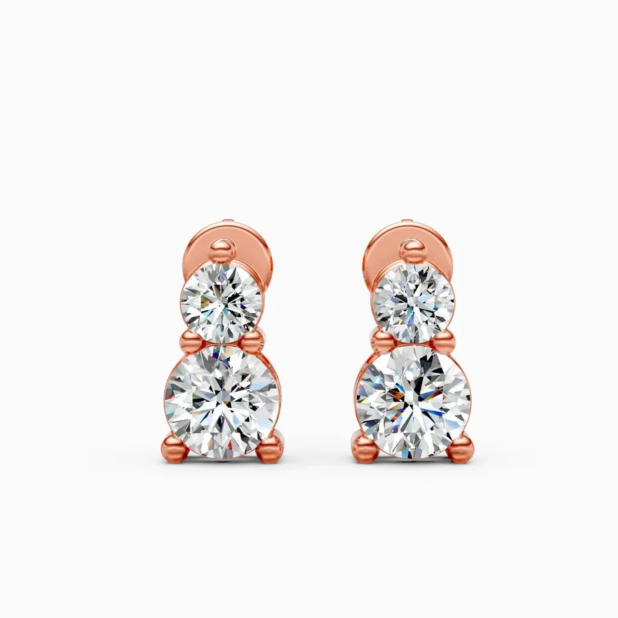 Firn Halo Stud Earrings
