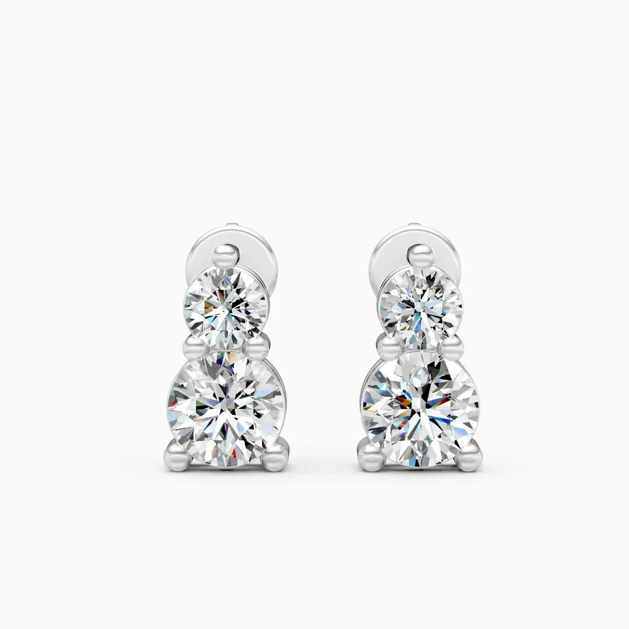 Firn Halo Stud Earrings
