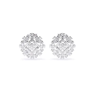 Firn Cluster Stud Earrings, 1.59 ct