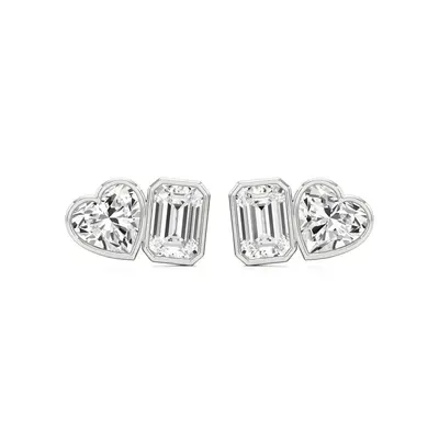 Firn Emerald Stud Earrings