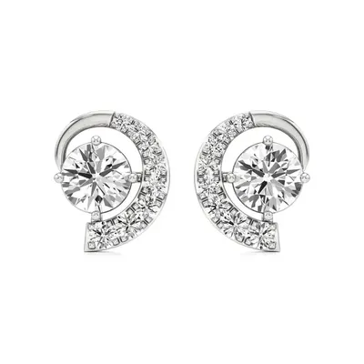 Firn Pear Cluster Stud Earrings