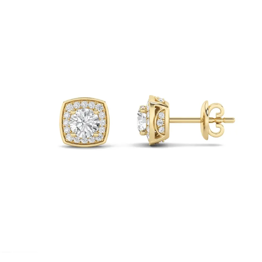 Rime Solitaire Earrings