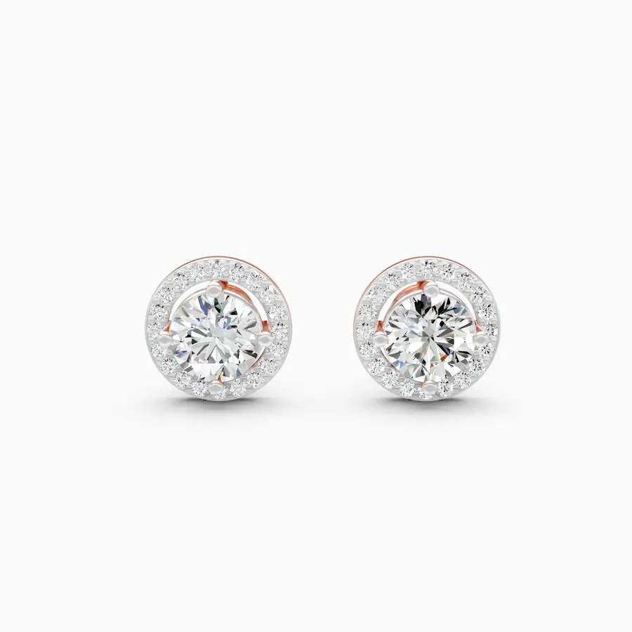 Firn Cluster Stud Earrings, 1.68 ct