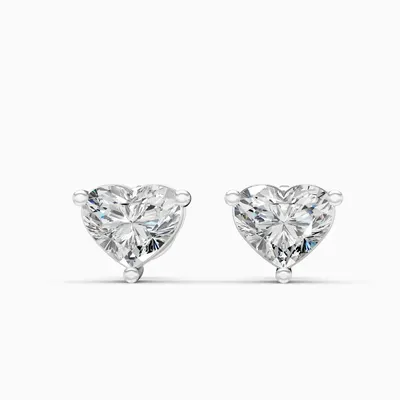 Firn Solitaire Stud Earrings, 0.76 ct