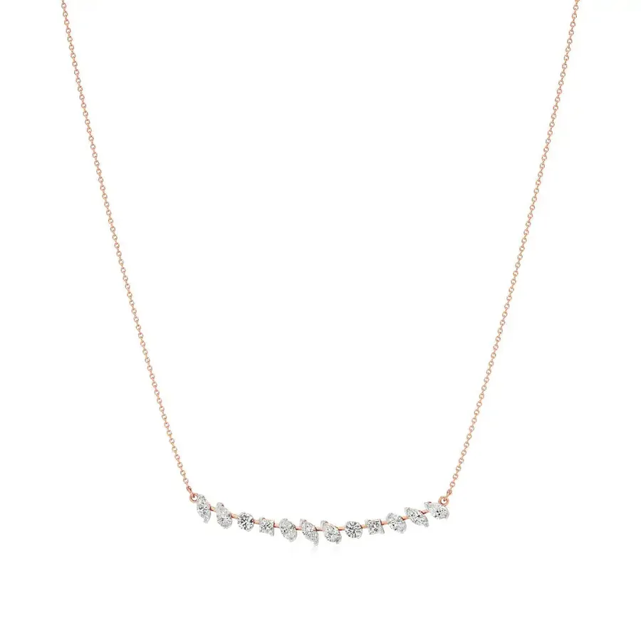 Cairn Bar Necklace, 1.74 ct