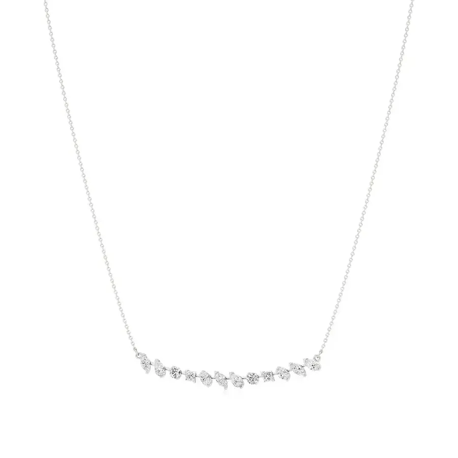 Cairn Bar Necklace, 1.74 ct