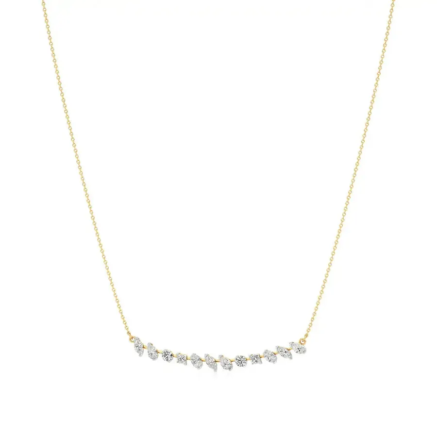 Cairn Bar Necklace, 1.74 ct