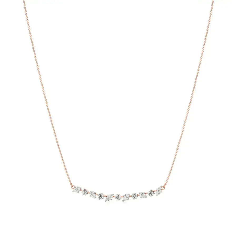 Cairn Bar Necklace, 1.6 ct