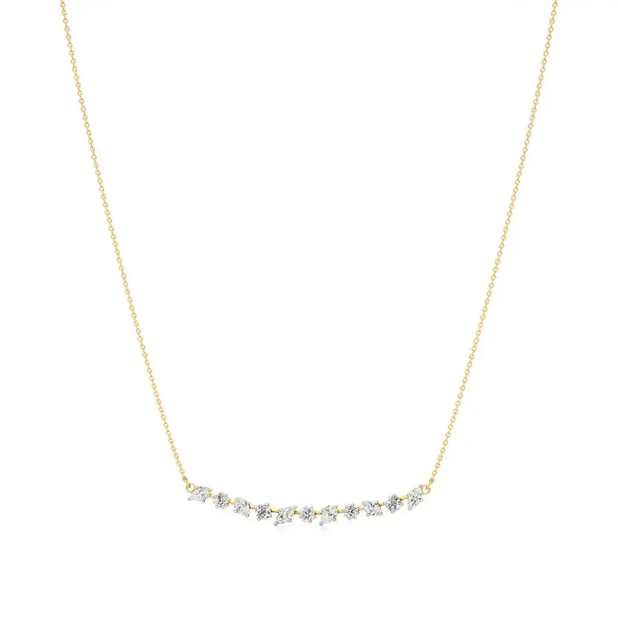 Cairn Bar Necklace, 1.6 ct