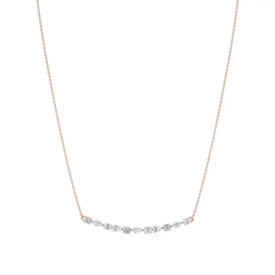 Firn Bar Multi-Shape Necklace