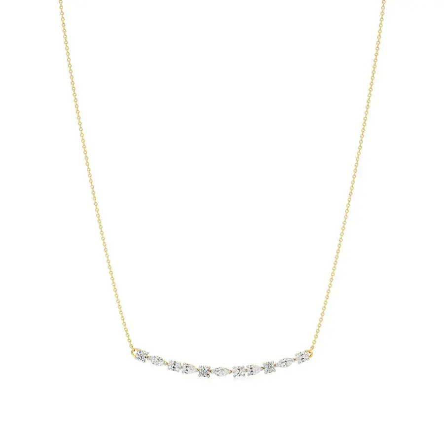 Firn Bar Multi-Shape Necklace