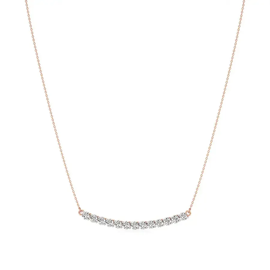 Firn Round Bar Classic Necklace