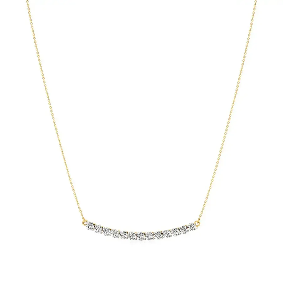 Firn Round Bar Classic Necklace