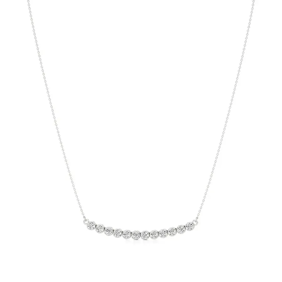 Firn Round Bar Necklace