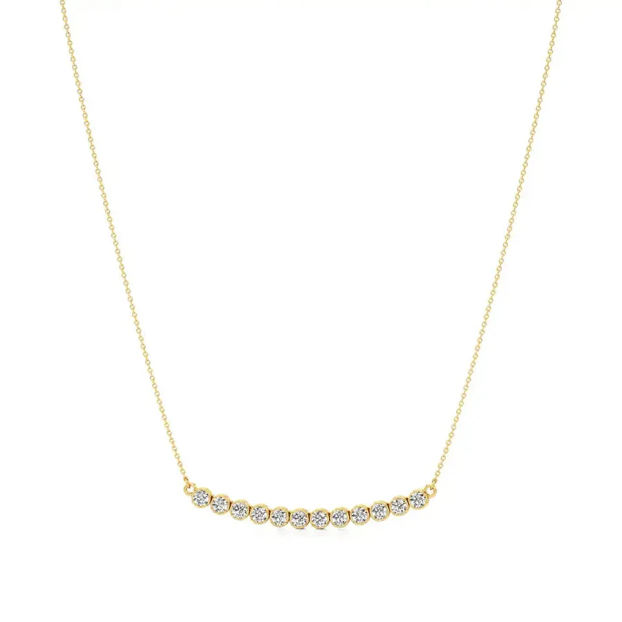 Firn Round Bar Necklace