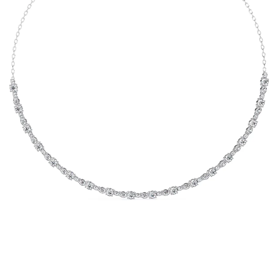 Firn Round Classic Necklace, 3.24 ct